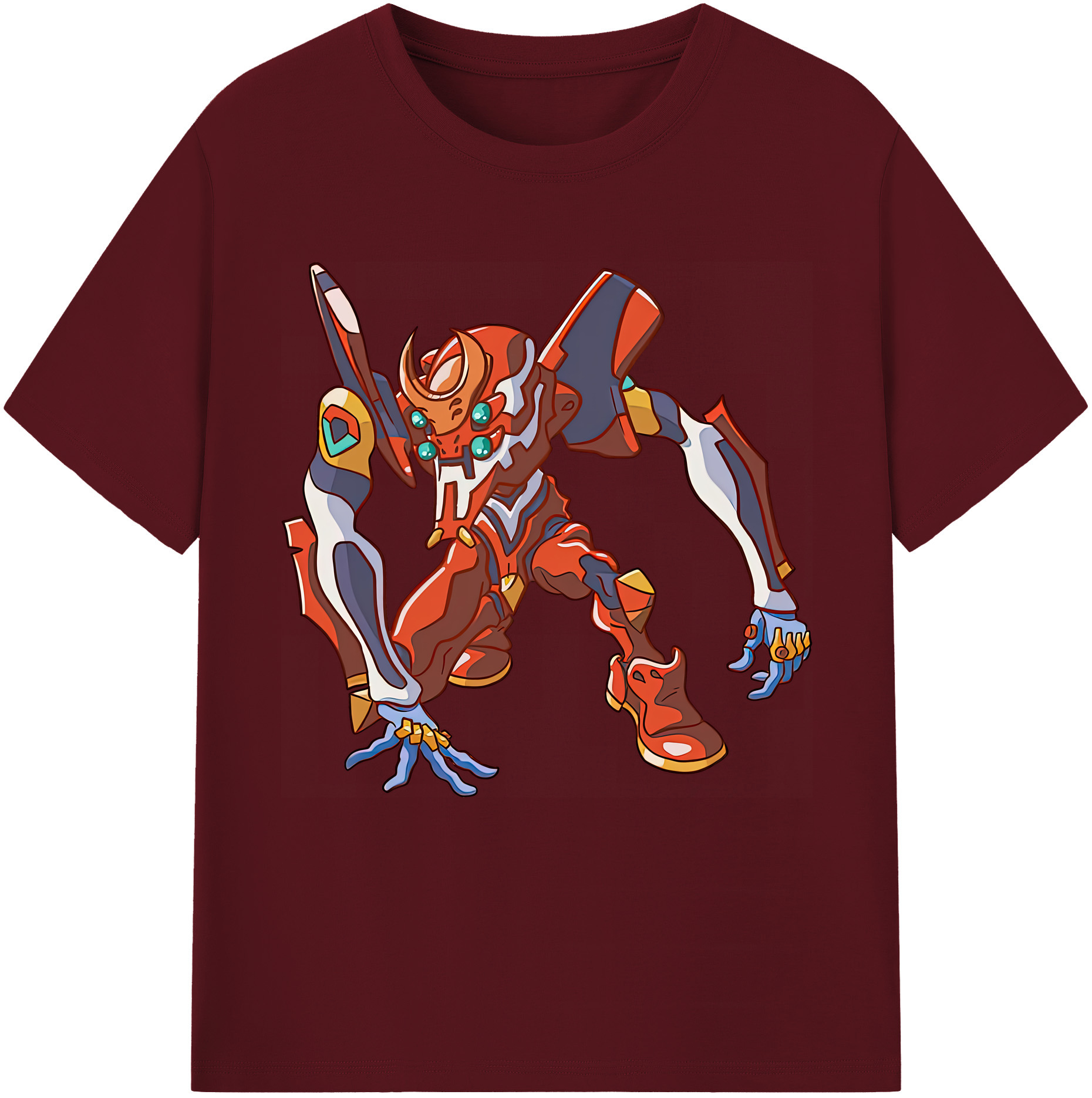 （画像用） EVA 新世紀エヴァンゲリオン 綿100％半袖Tシャツ（フロントプリント）